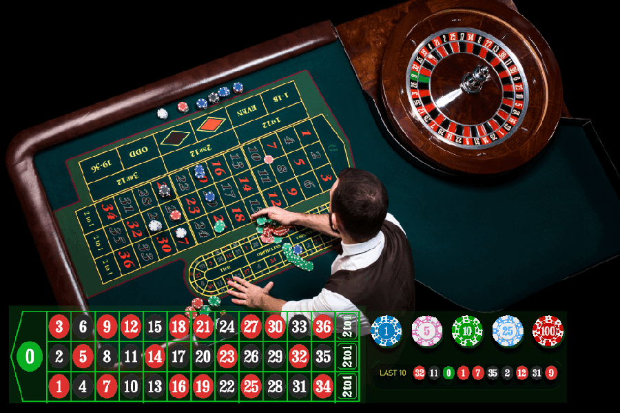 roulette chau au va cach van hanh vong quay va banh xe cua no