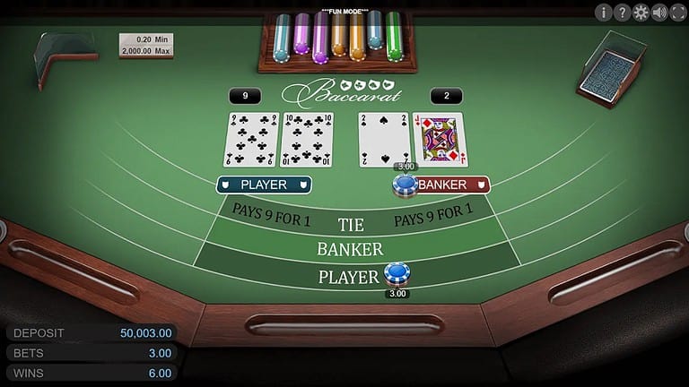 Luôn có được kết quả thuận lợi ở mọi ván bài khi chơi Baccarat với chiến lược sau